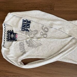 Victoria's Secret Pink Plaid Trim Henley